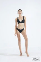 Load image into Gallery viewer, Bikini (Top &amp; bottom) - Black - VS153_BL
