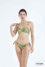 Load image into Gallery viewer, Bikini (Top &amp; bottom) - Floral/Yellow -  VS163_YL
