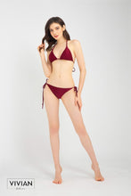 Load image into Gallery viewer, Bikini Basic (Top &amp; Bottom) - Bordeaux Red - VS034_BX
