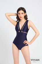 Load image into Gallery viewer, One-piece - Navy Green - VS129_NV
